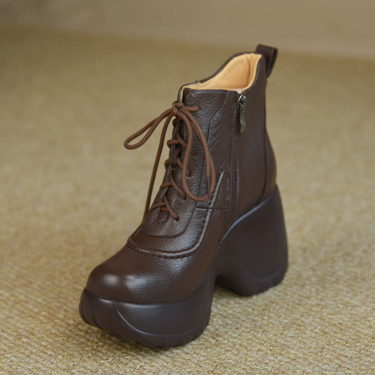 Brown (unlined) / EU 34