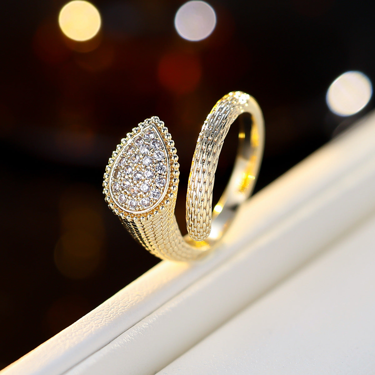 Gold minimalist cuff bracelet by Yoshan