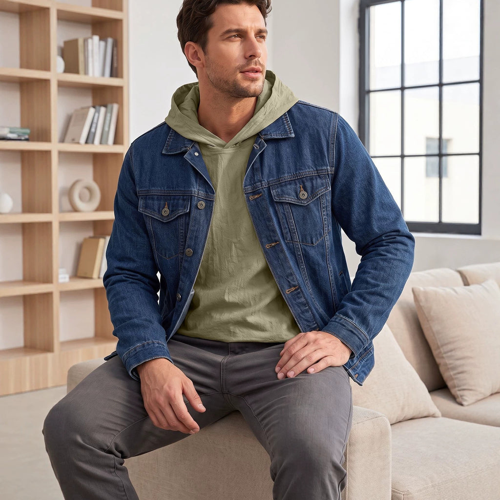 Men's Long Sleeve Casual Hoodie Sweatshirt Pullover Travel Weekend Everyday Fall Winter