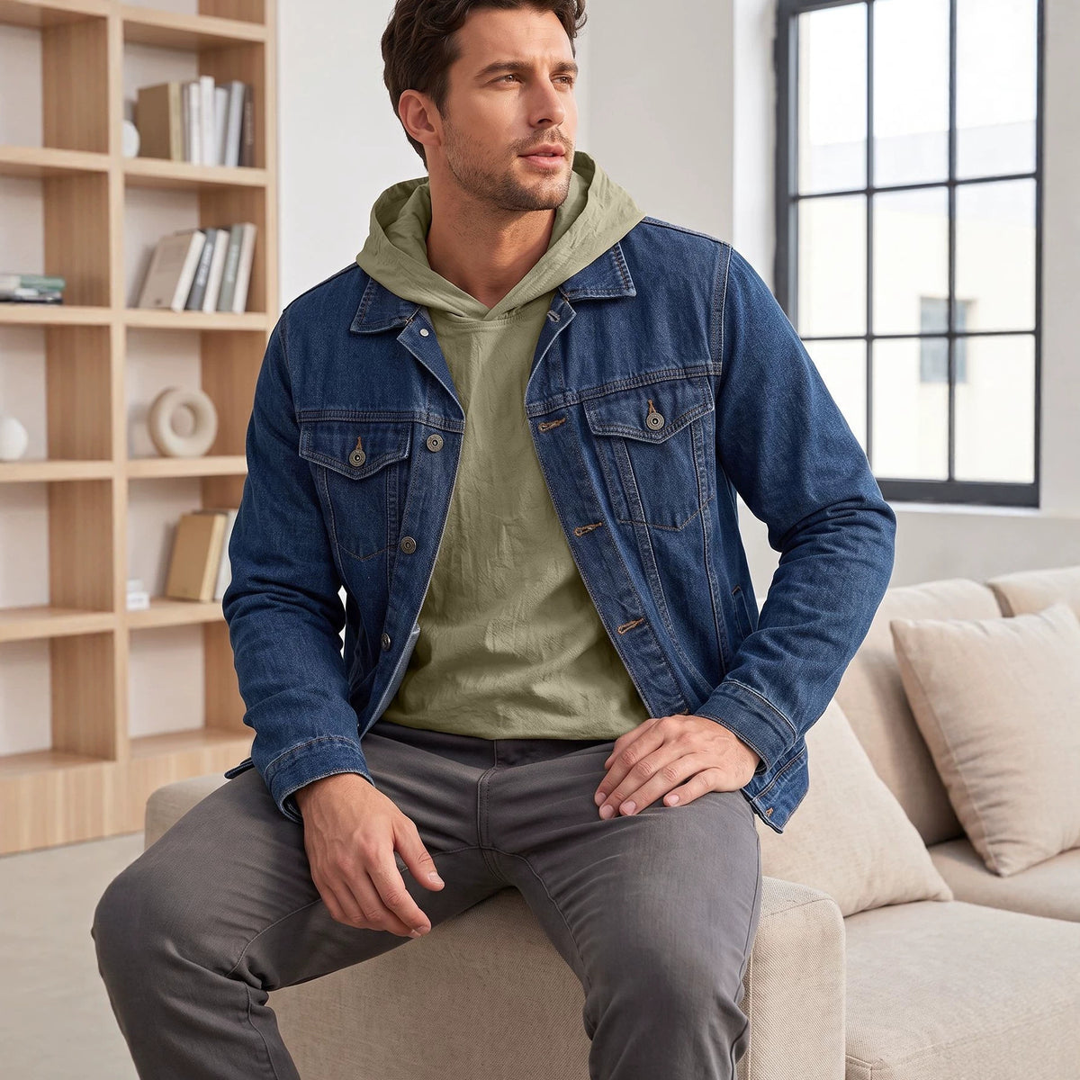 Men's Long Sleeve Casual Hoodie Sweatshirt Pullover Travel Weekend Everyday Fall Winter