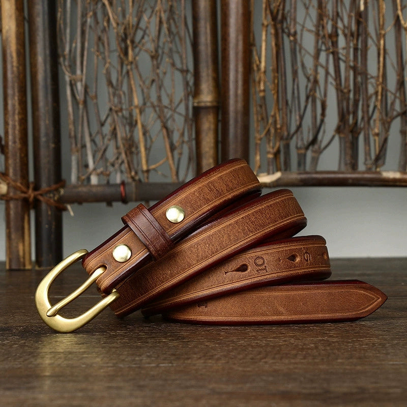 Women's Commute Office Leather Korean-style Workwear Retro Waist Belt for Date Night Gift Party Versatile Designer Everyday Vacation