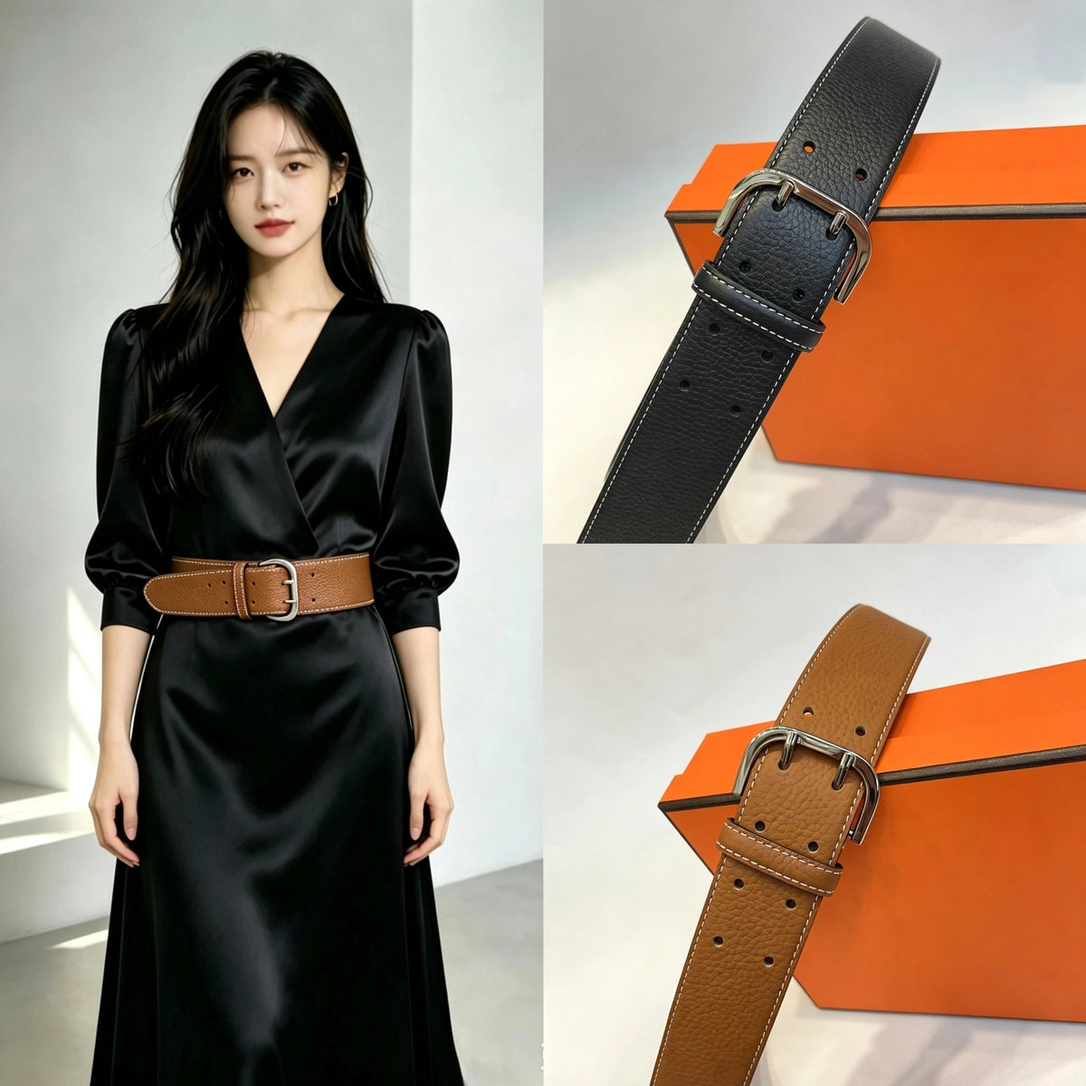 Women's Commute Office Maxi Leather Wide Waist Belt Workwear for Date Night Gift Party Premium Versatile Everyday Vacation
