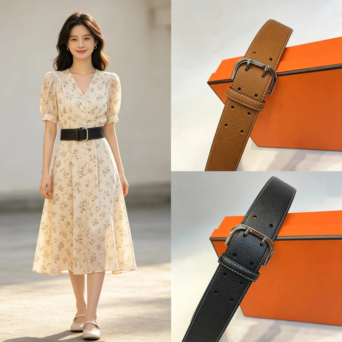 Women's Commute Office Maxi Leather Wide Waist Belt Workwear for Date Night Gift Party Premium Versatile Everyday Vacation