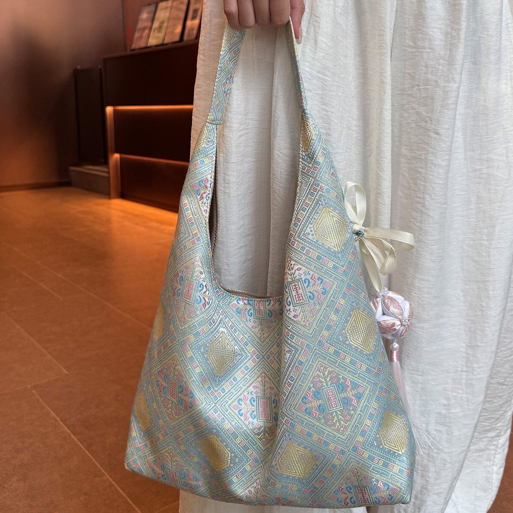 Women's Large-Capacity Ethnic Casual Underarm Bag Crossbody for Travel and Sightseeing Everyday Streetwear Date Night Office