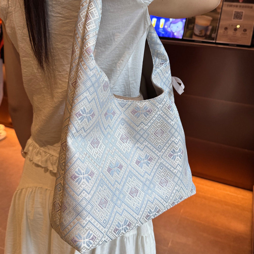 Women's Large-Capacity Ethnic Casual Underarm Bag Crossbody for Travel and Sightseeing Everyday Streetwear Date Night Office