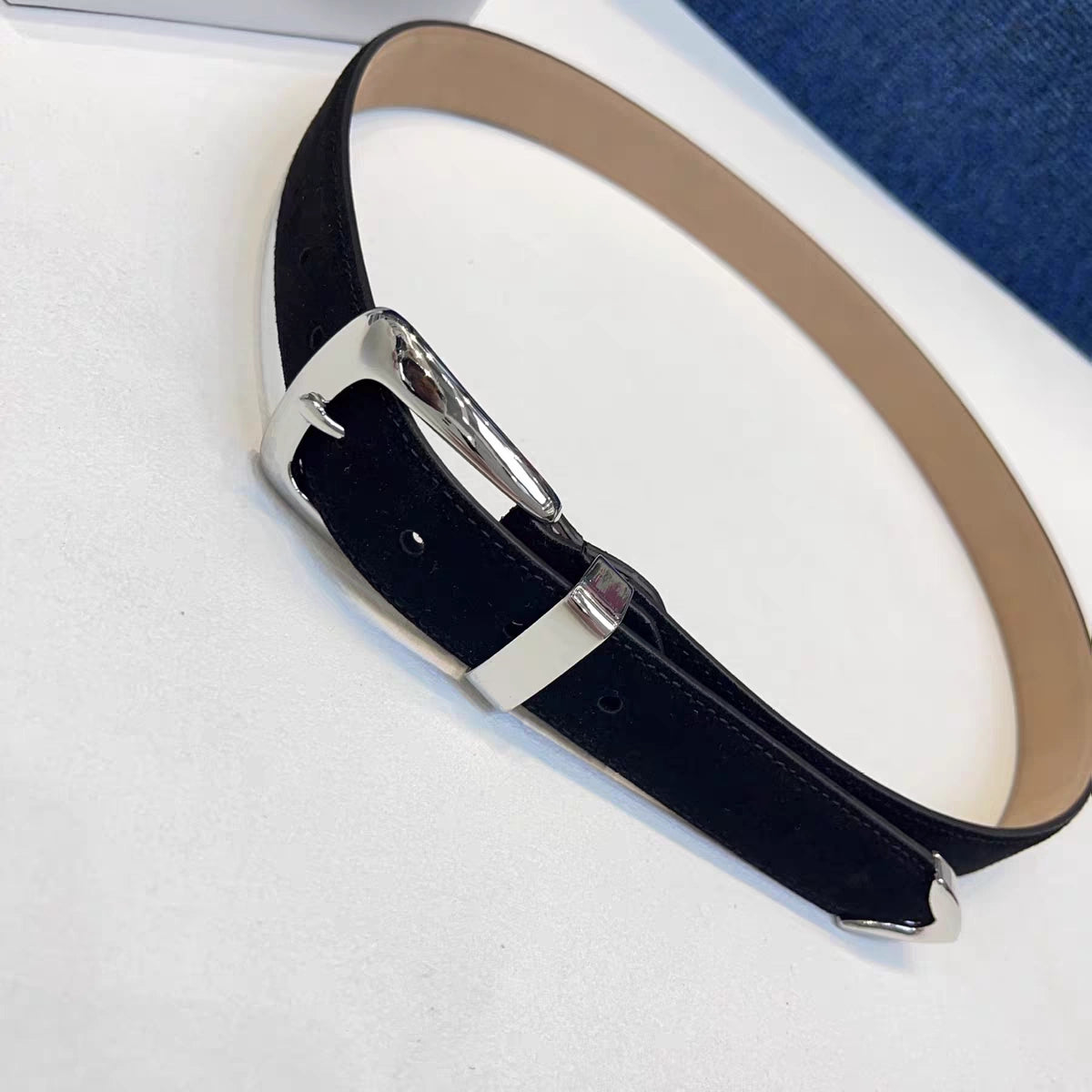 Women's Summer Black Korean-style Everyday Jeans Belt for Date Night Gift Party Designer Versatile Office Vacation