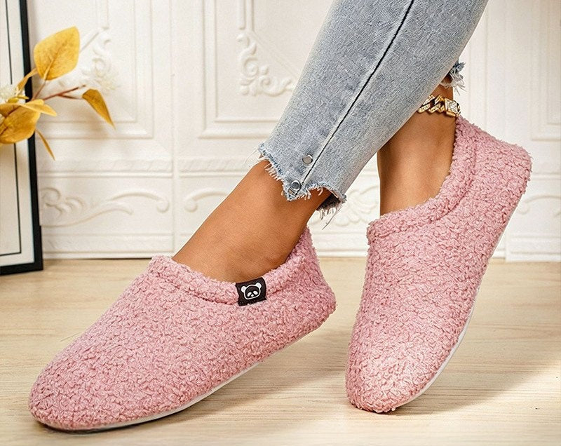 Women's Fleece-lined Slippers Outdoor Mules Casual Everyday Wear Womenswear