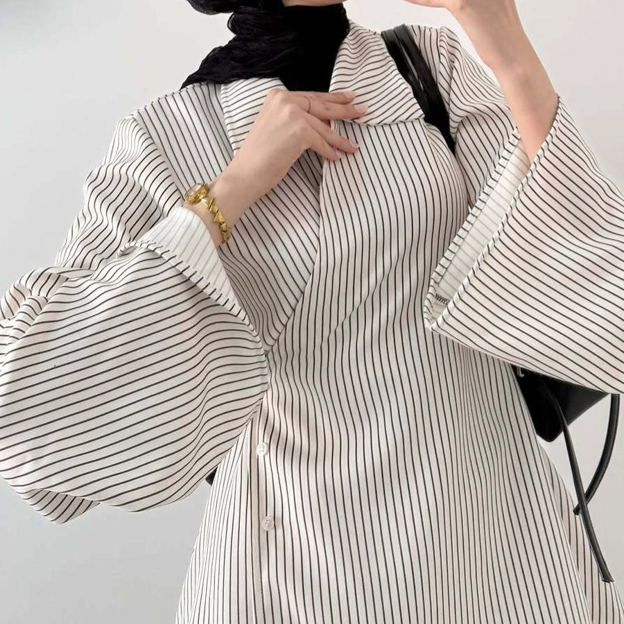 Women's Slimming Designer Elegant Shirt Casual Button Shirt