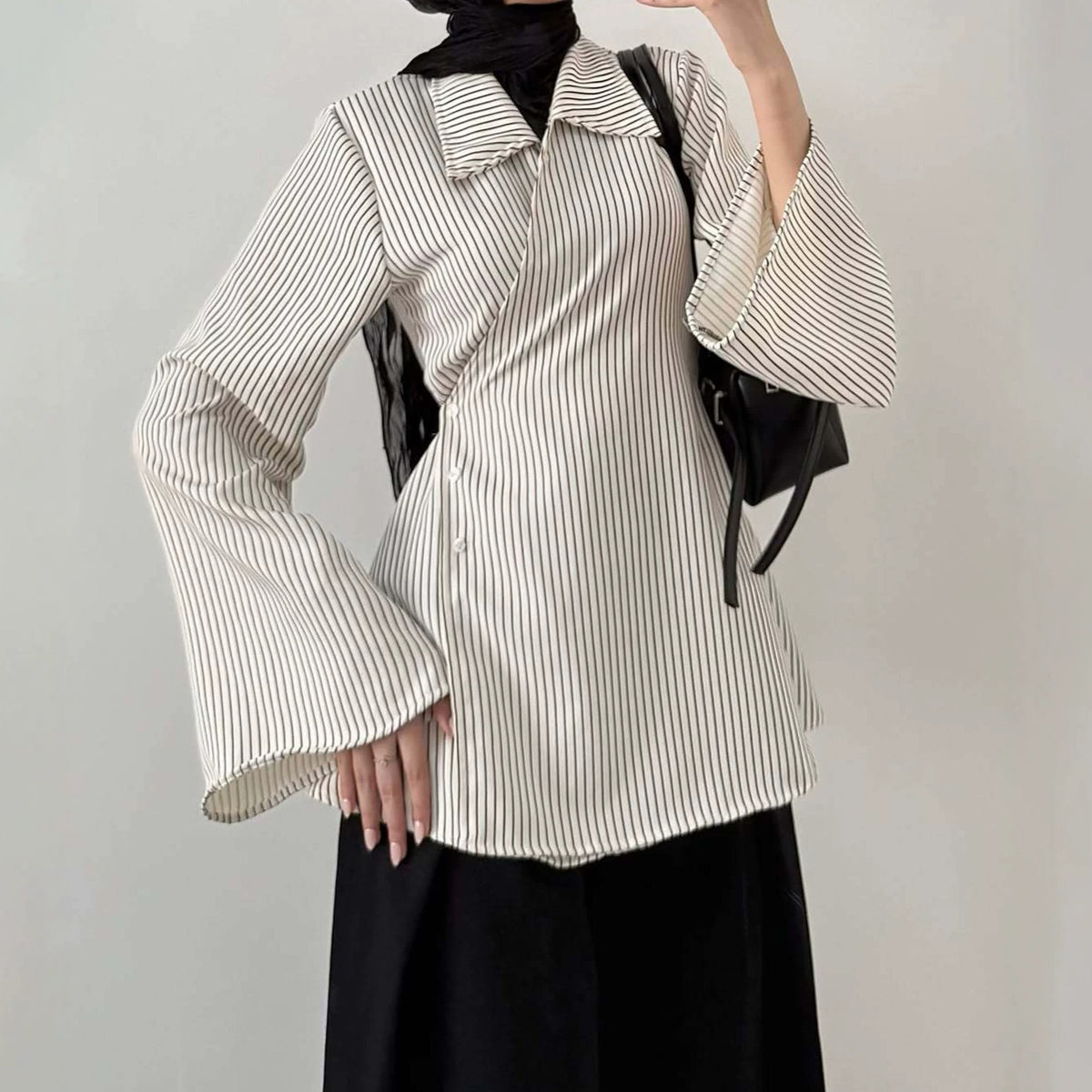 Women's Slimming Designer Elegant Shirt Casual Button Shirt