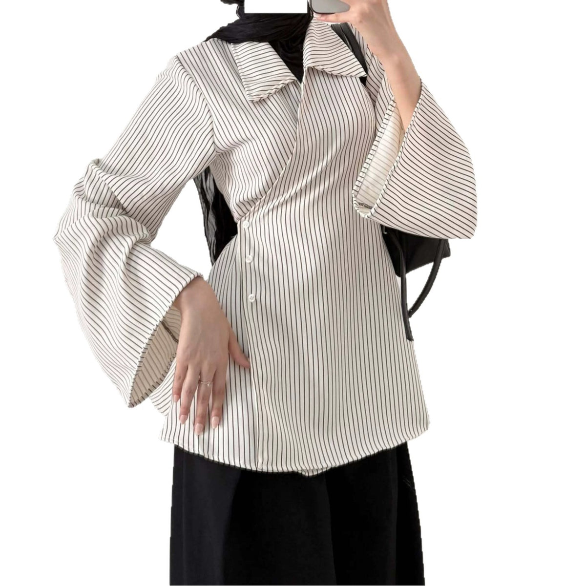 Women's Slimming Designer Elegant Shirt Casual Button Shirt