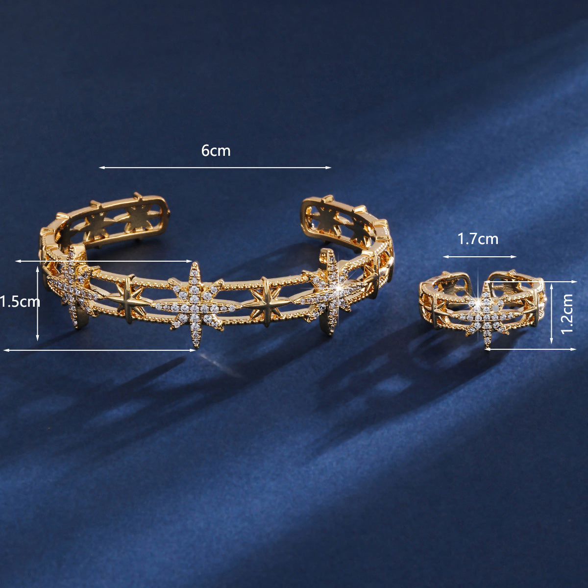 Cutout jewelry set by Yoshan, detail view 5