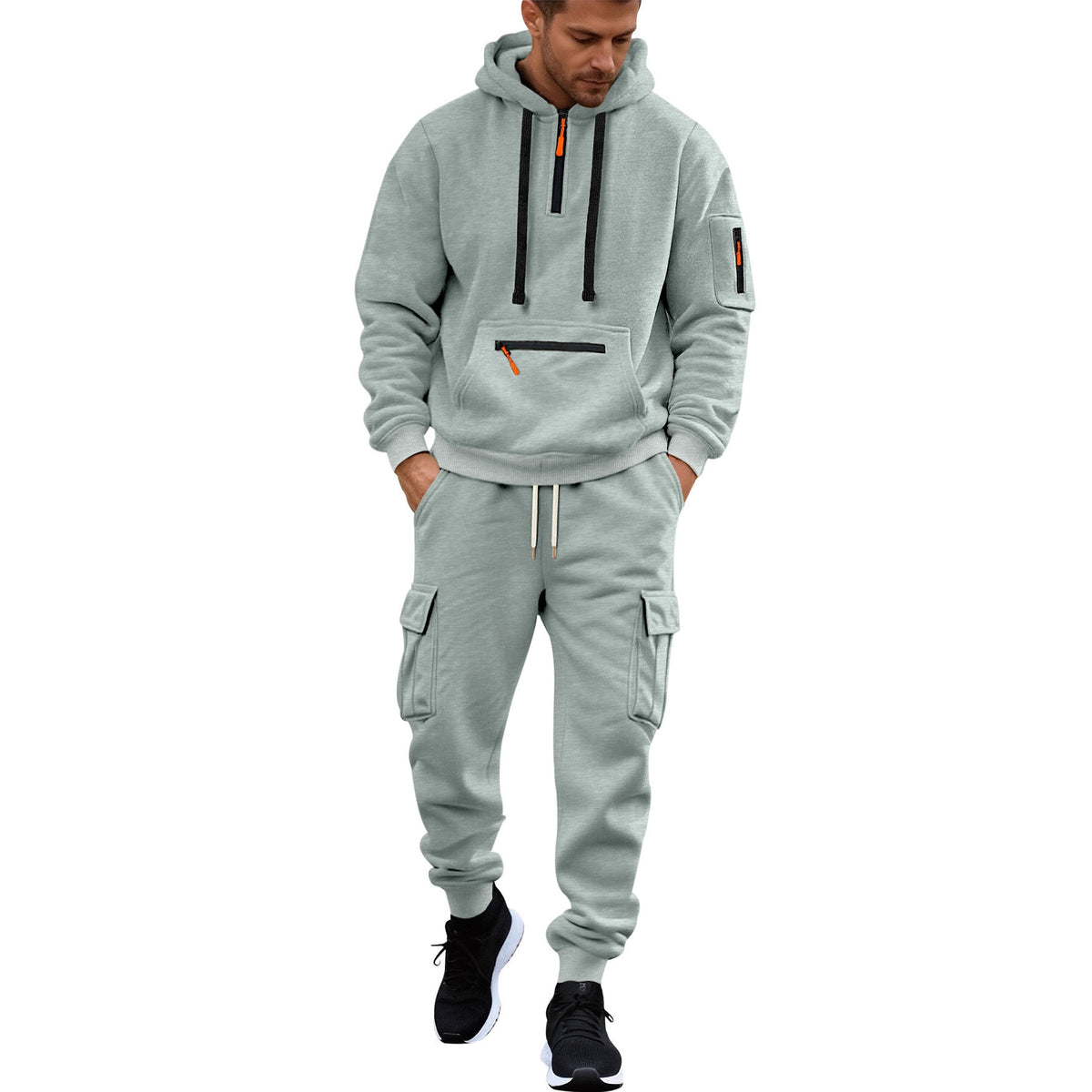 Men's Oversized Long Sleeve Hoodie Sweatshirt Pullover Travel Weekend Everyday Fall Winter