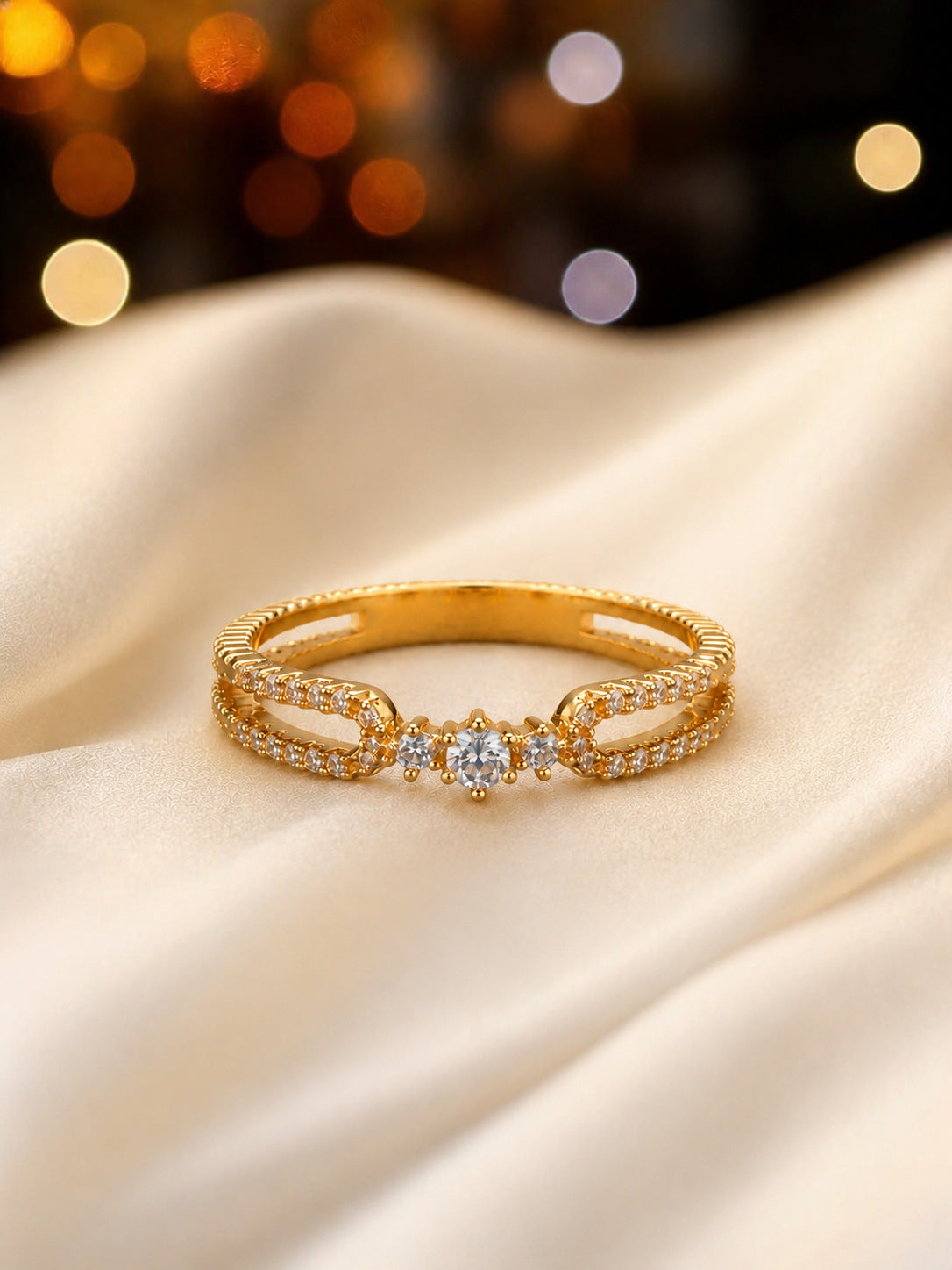 Gold -White jewelry set by Yoshan
