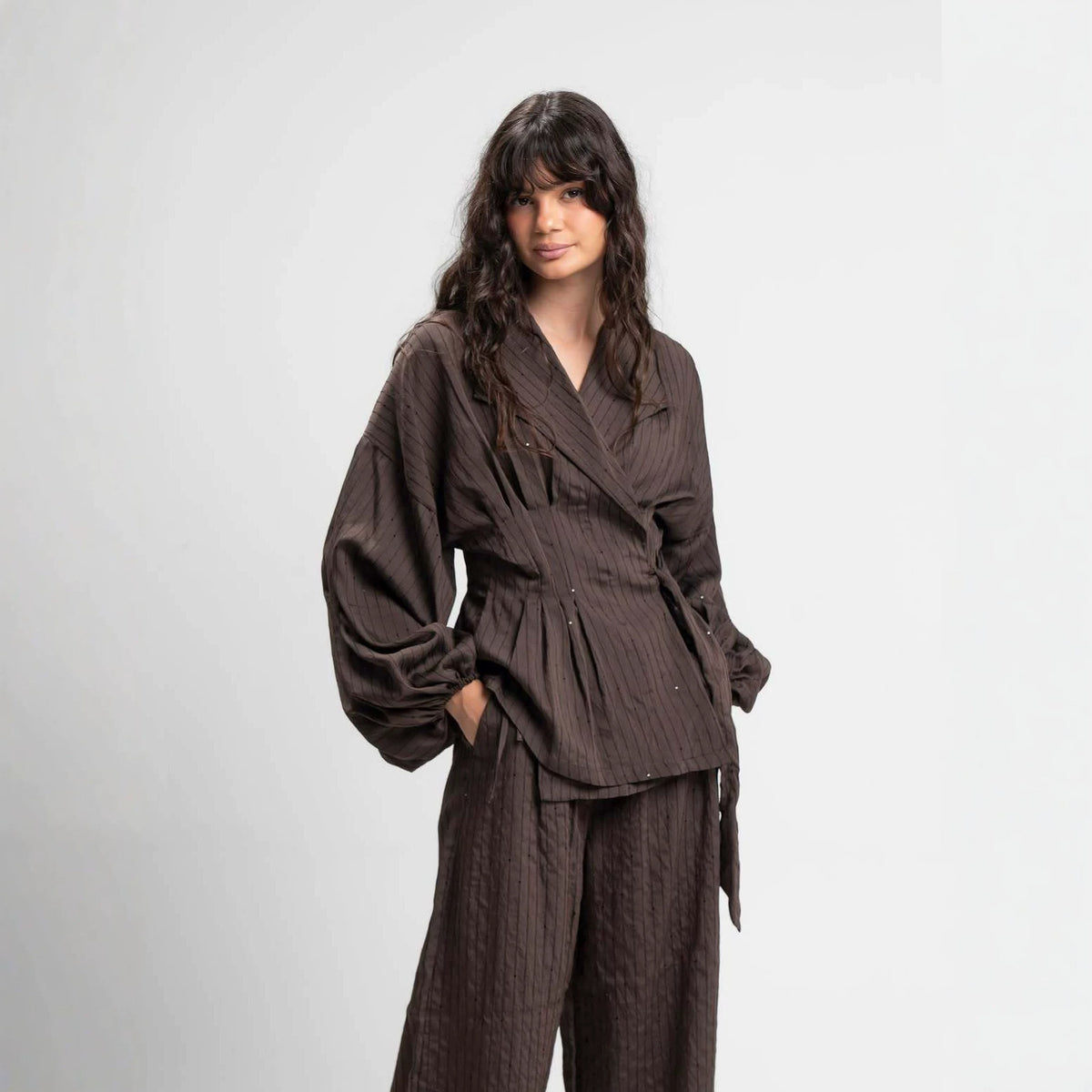 Women's Slimming Lace-up Casual Two-piece Set Casual Everyday Wear Womenswear