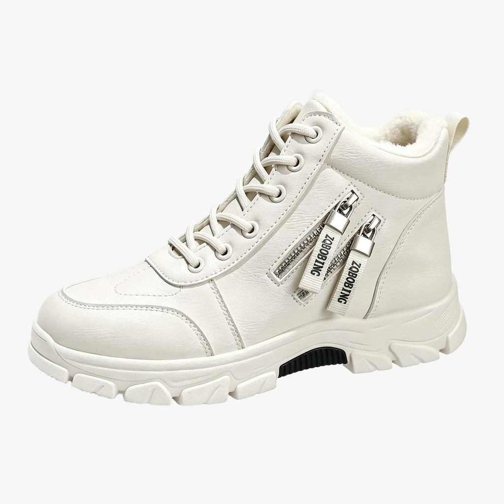 Men's Fleece-Lined Plus Size Winter Snow Boots Ankle Fall Walking Everyday Booties