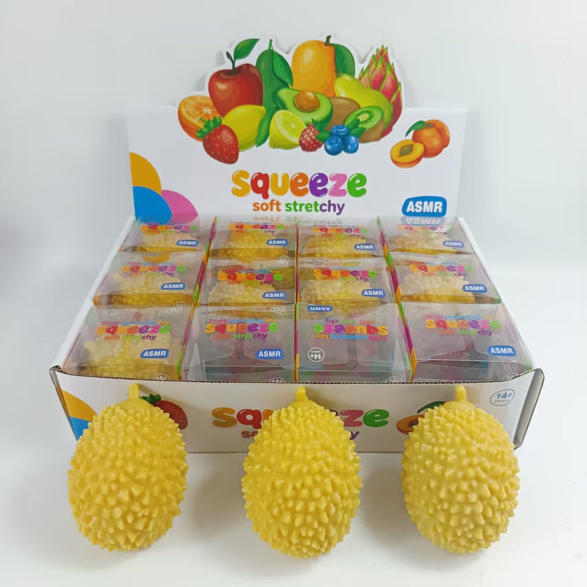 Women's Squeeze Durian Fidget Toy Sensory Desk Toy