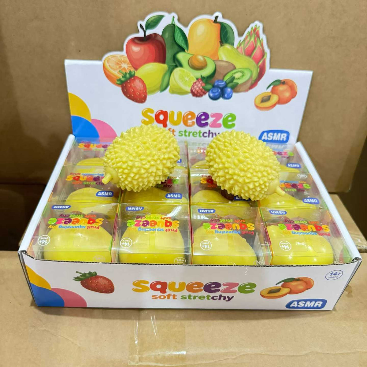 Women's Squeeze Durian Fidget Toy Sensory Desk Toy
