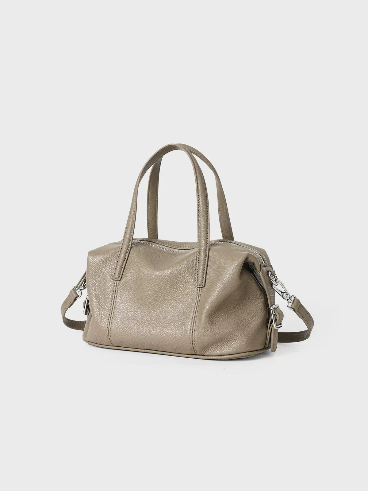 Women's Large-Capacity Office Leather Workwear Boston Bag Hobo for Everyday Use Travel School Weekend