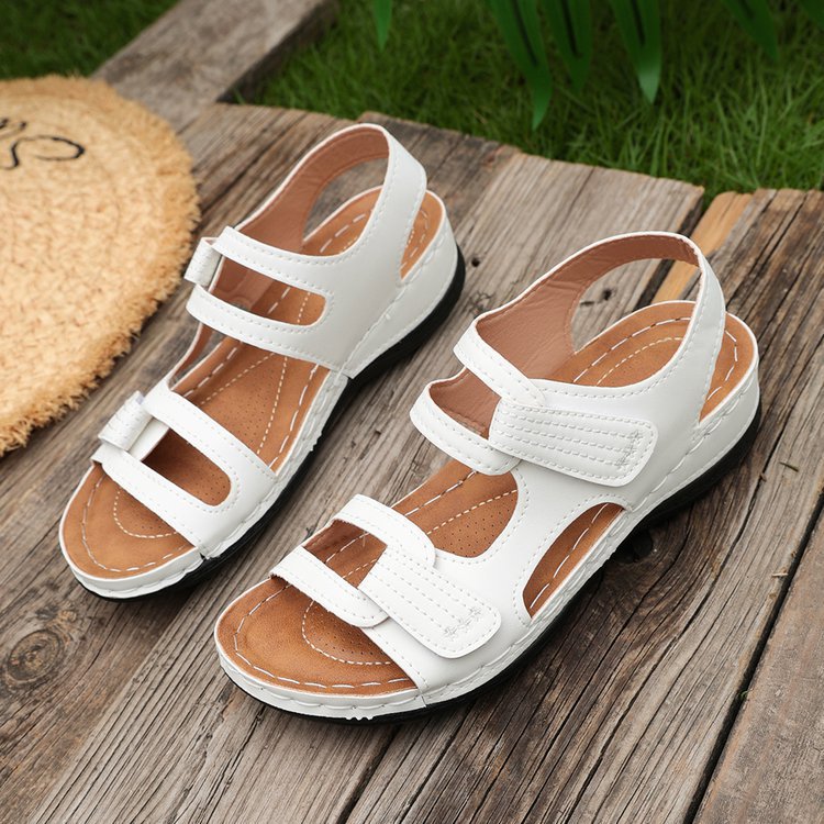 Women's Summer Plus Size Strap Sandals Strappy Beach Vacation Wedding Guest Everyday Wear