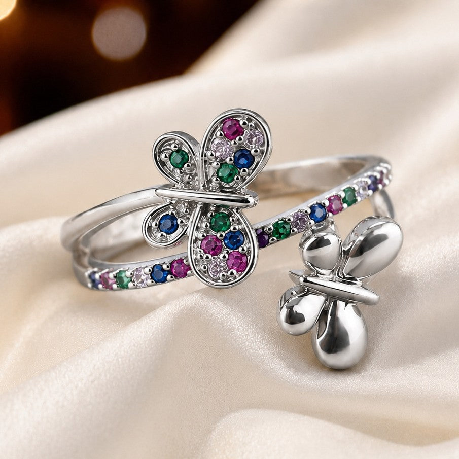Cubic zirconia jewelry set by Yoshan, detail view 5