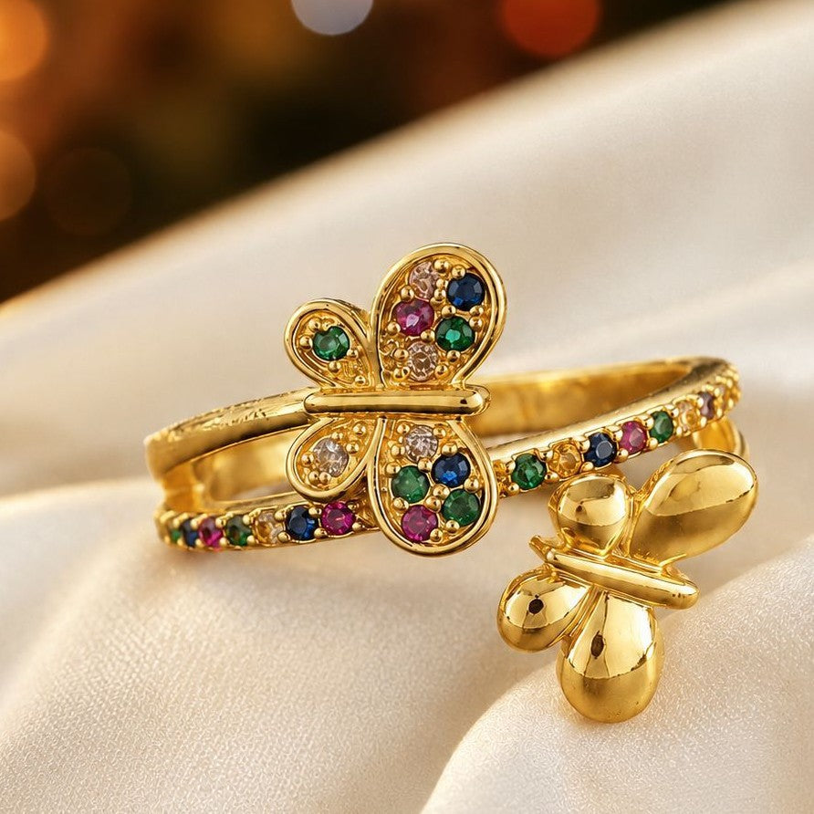 Cubic zirconia jewelry set by Yoshan, detail view 8