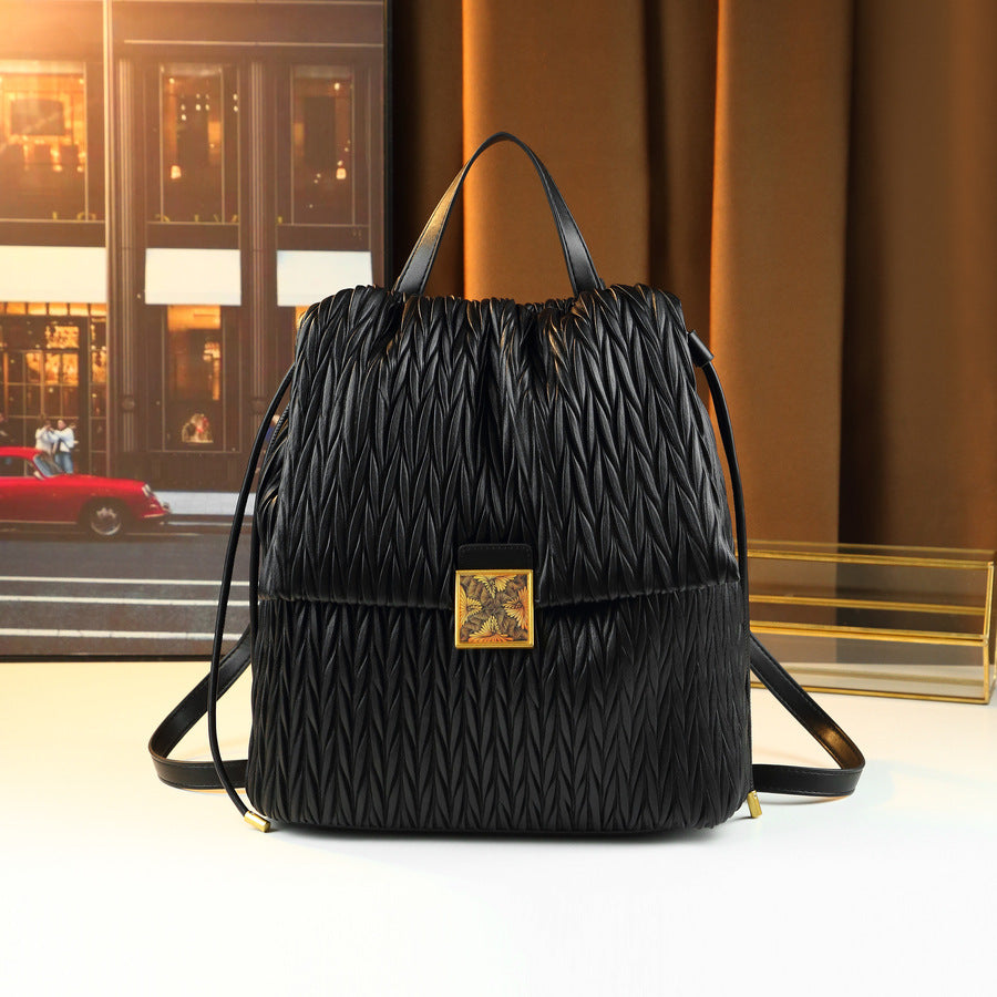 Women's Large-capacity Woven Tote Bag Shoulder Crossbody Purse Versatile Work and Travel Office