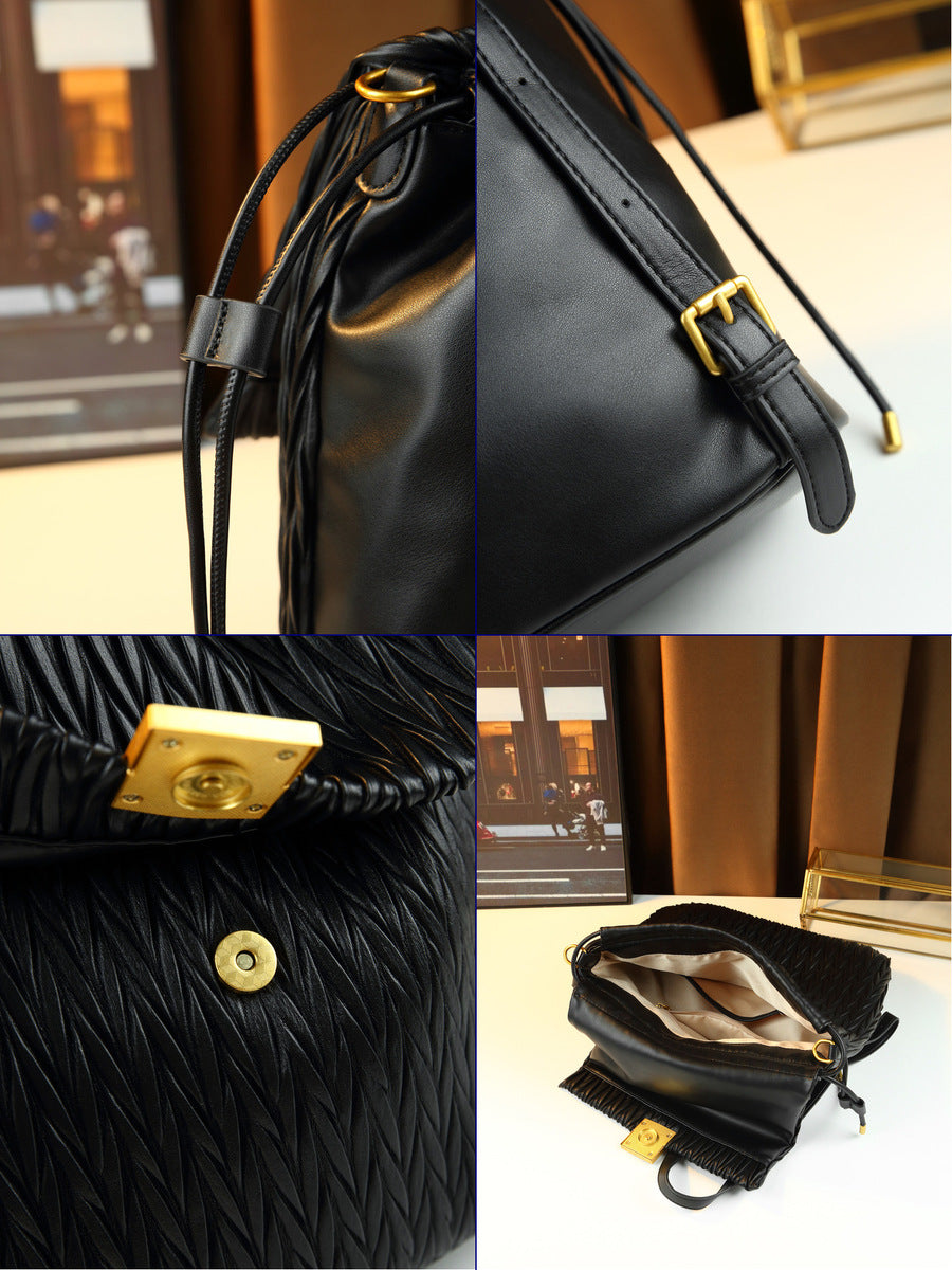 Women's Large-capacity Woven Tote Bag Shoulder Crossbody Purse Versatile Work and Travel Office