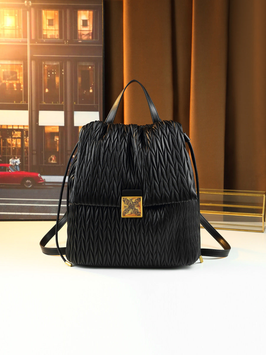 Women's Large-capacity Woven Tote Bag Shoulder Crossbody Purse Versatile Work and Travel Office