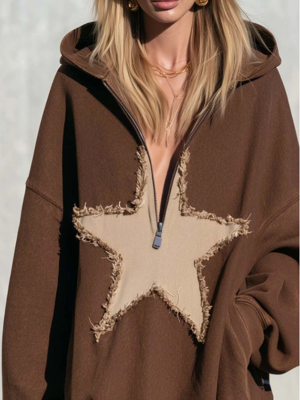 Women's V-Neck Hooded Dress Party Evening Outfit Casual