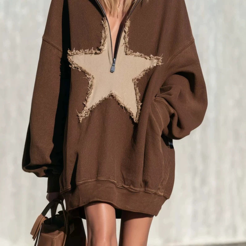 Women's V-Neck Hooded Dress Party Evening Outfit Casual
