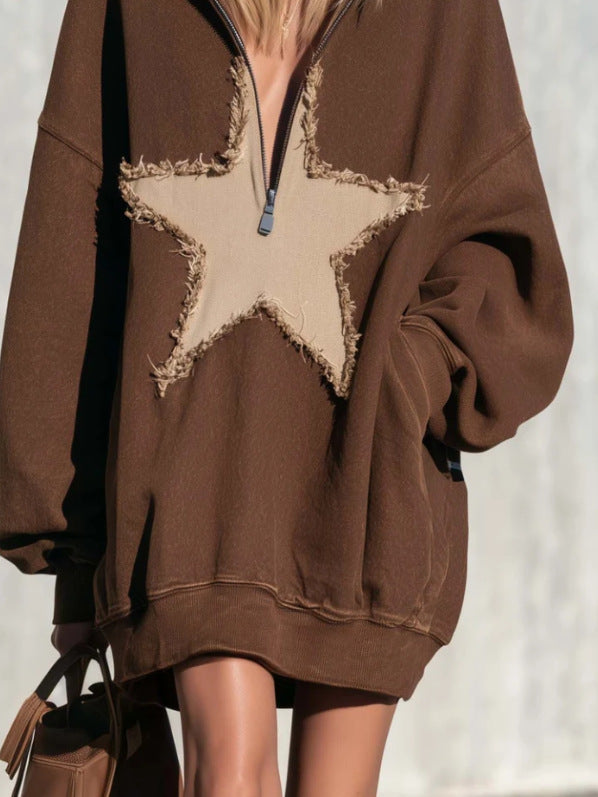 Women's V-Neck Hooded Dress Party Evening Outfit Casual