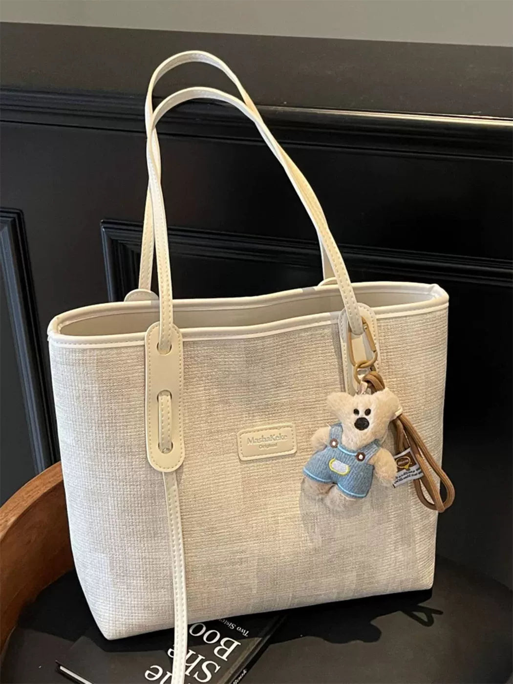 Large-Capacity Commuter Office Workwear Casual Market Tote Bag for Work and Travel School Everyday Date Night Holiday Gift