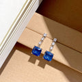 Blue stud earrings by Yoshan