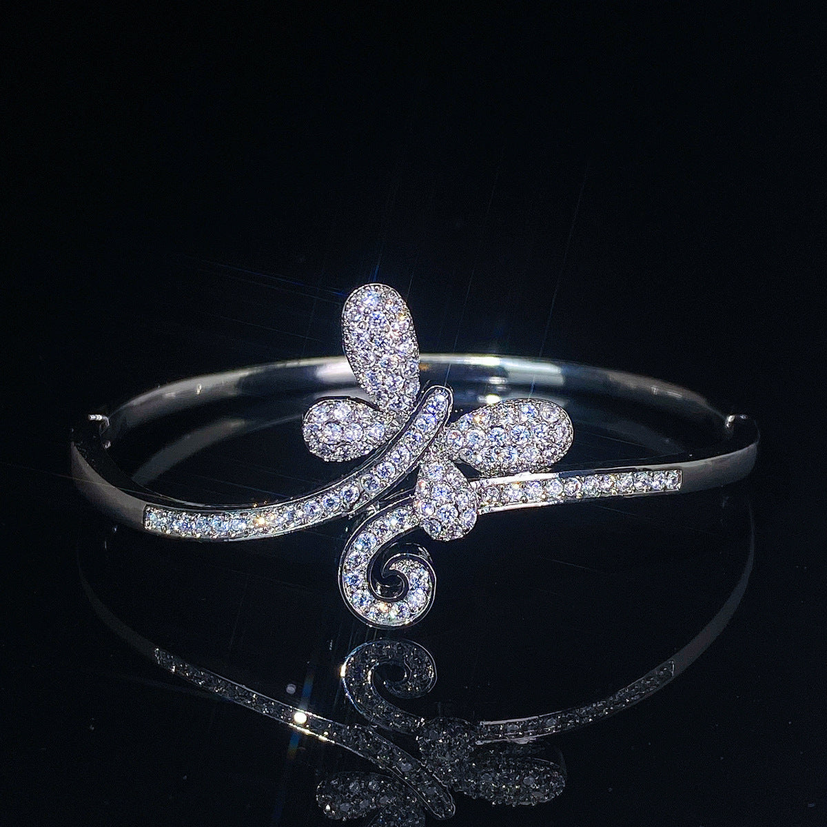 Silver cuff bracelet by Yoshan