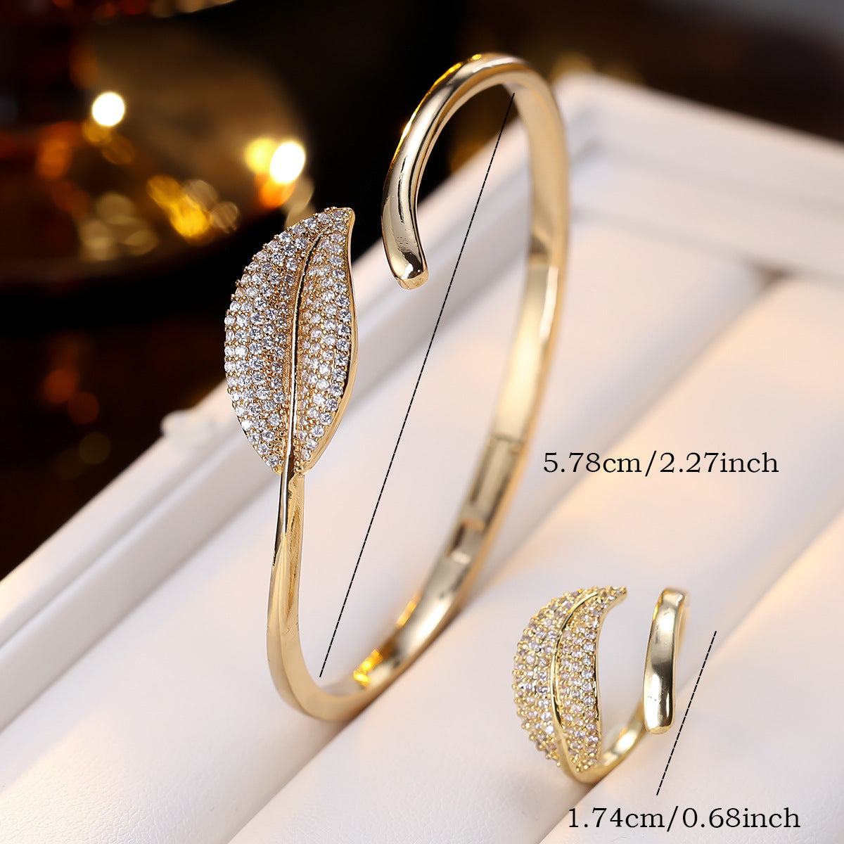 Cuff bracelet by Yoshan, detail view 5
