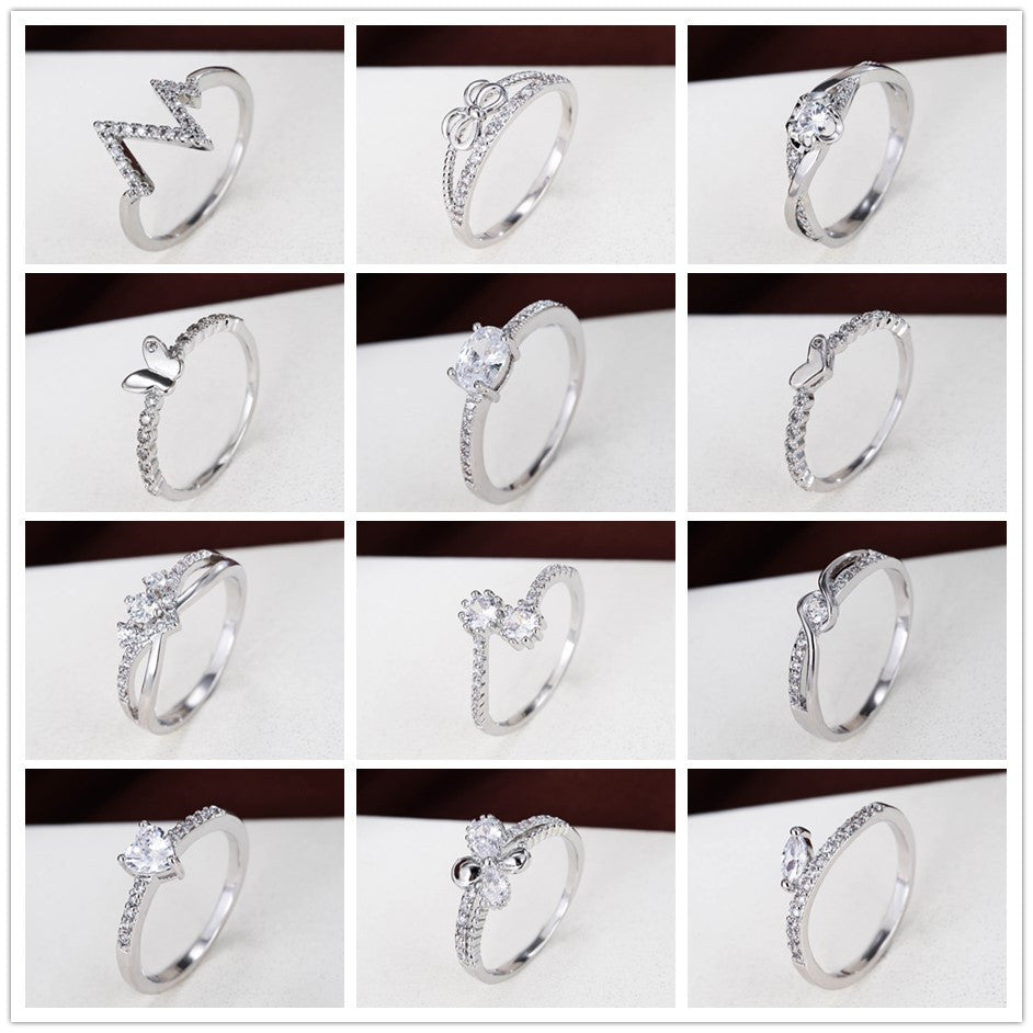 Cubic zirconia jewelry set by Yoshan, detail view 21
