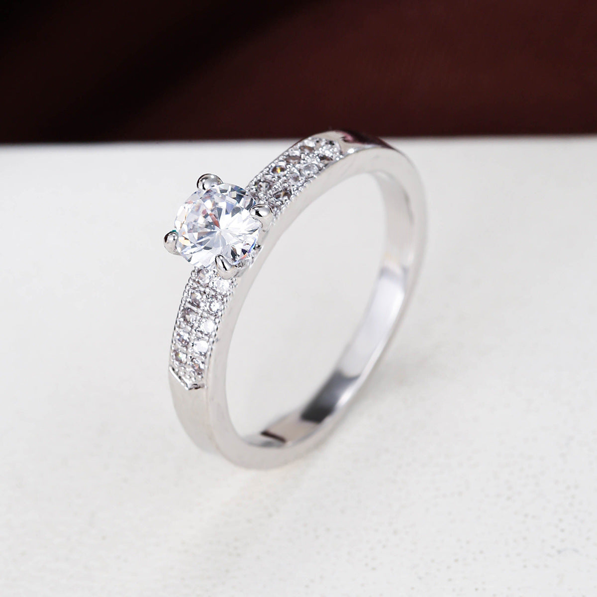 Cubic zirconia jewelry set by Yoshan, detail view 24