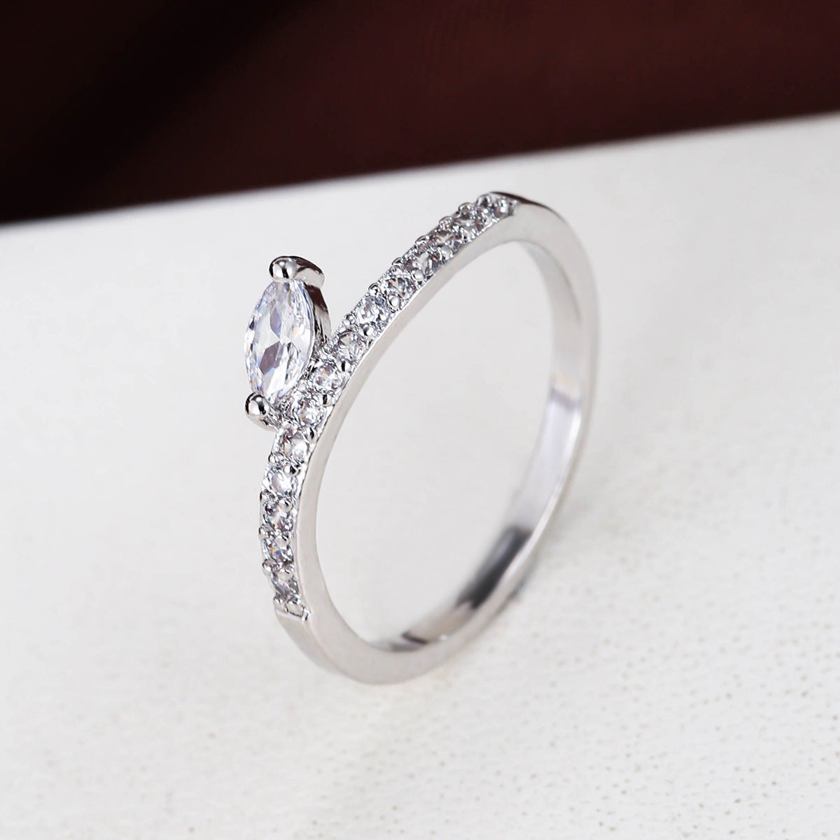 Cubic zirconia jewelry set by Yoshan, detail view 18