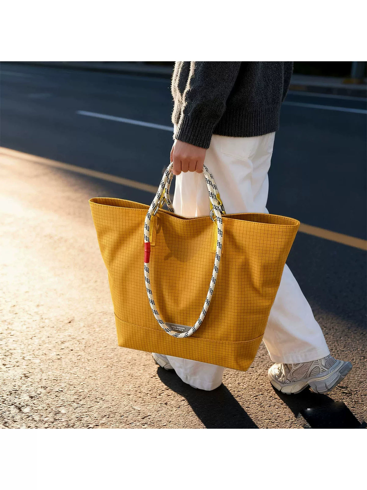 Women's Large-Capacity Nylon Canvas Office Workwear Casual Tote Bag Shoulder Crossbody Purse Work and Travel