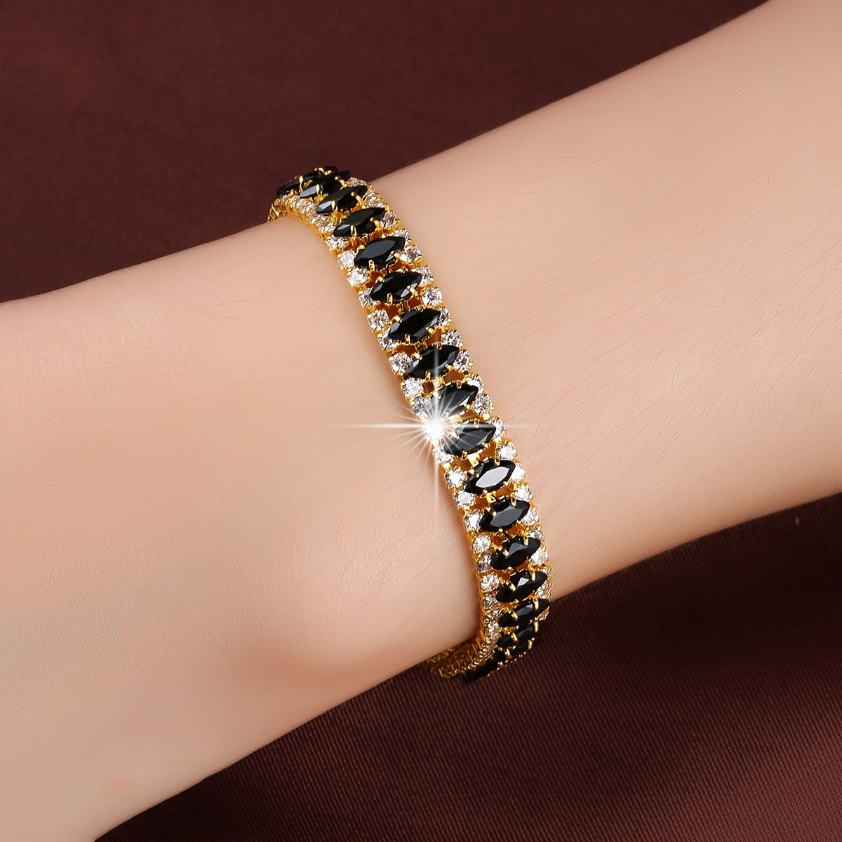 Gold - Black jewelry set by Yoshan