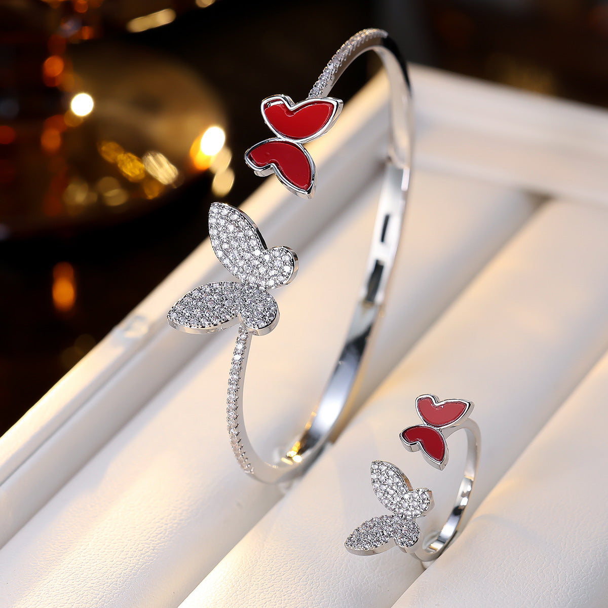 Cuff bracelet by Yoshan, detail view 6
