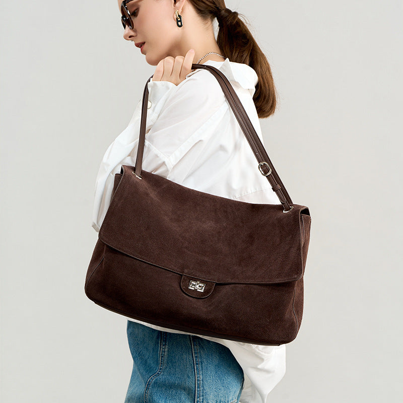 Women's Large-Capacity Casual Tote Bag Shoulder Crossbody Purse Work and Travel Office