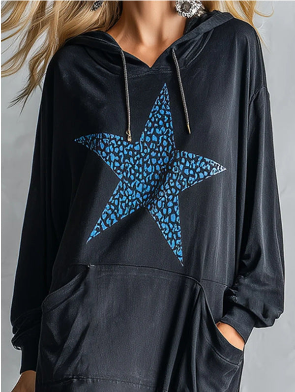 Women's Maxi Oversized Long Sleeve Casual Hoodie Sweatshirt Fashion Outfit