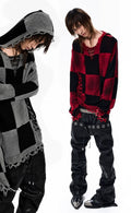 Men's Tassel Fall Winter Draped Hooded Sweater Knit Pullover Top for Casual Outfits Spring Travel Office Everyday