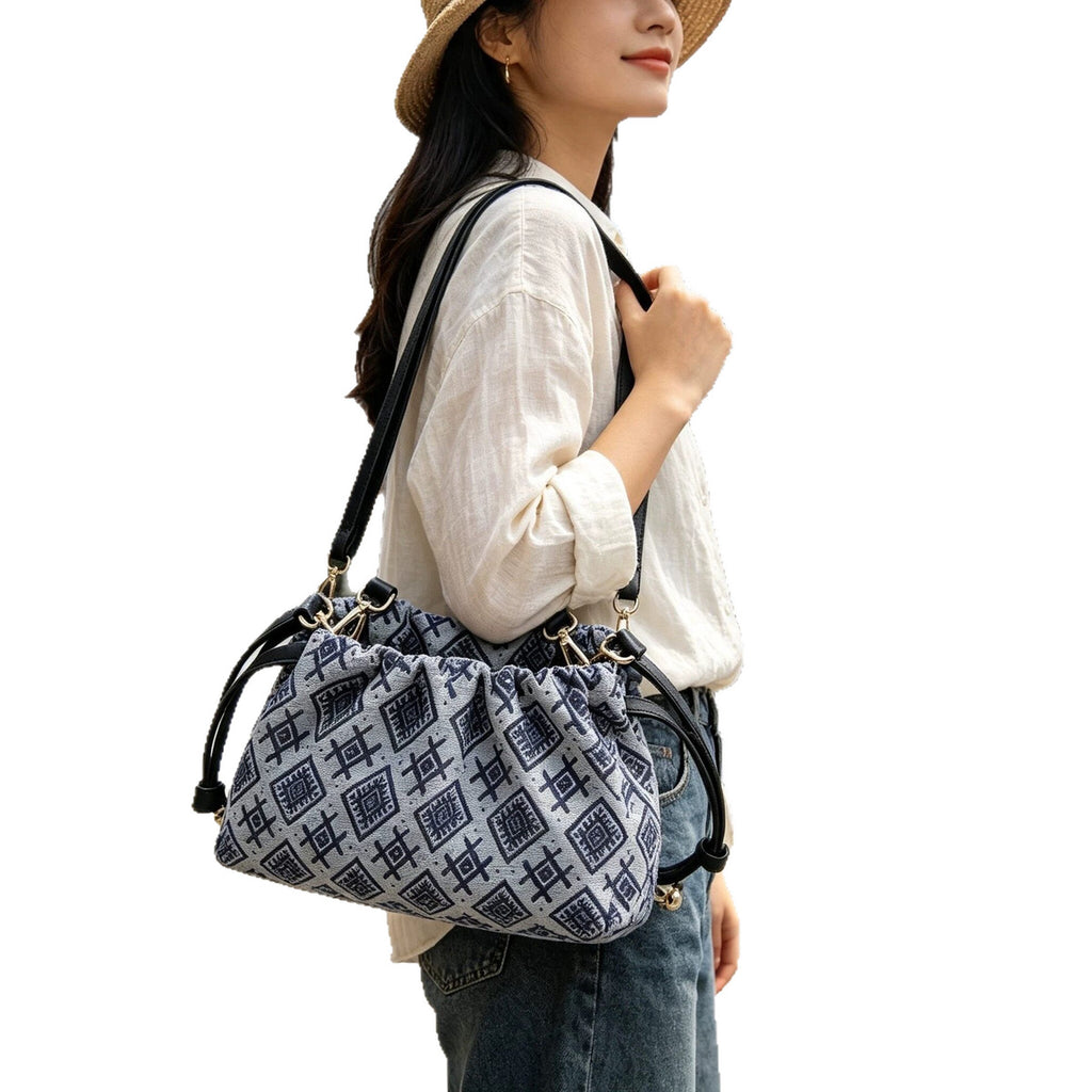 Women's Chinese Ethnic New Chinese-style Casual Bags Handbag for Work and Travel Office School Versatile Modern
