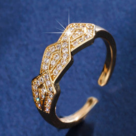 Gold retro cuff bracelet by Yoshan, view 2
