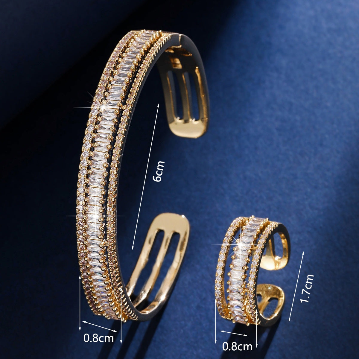 Cuff bracelet by Yoshan, detail view 9