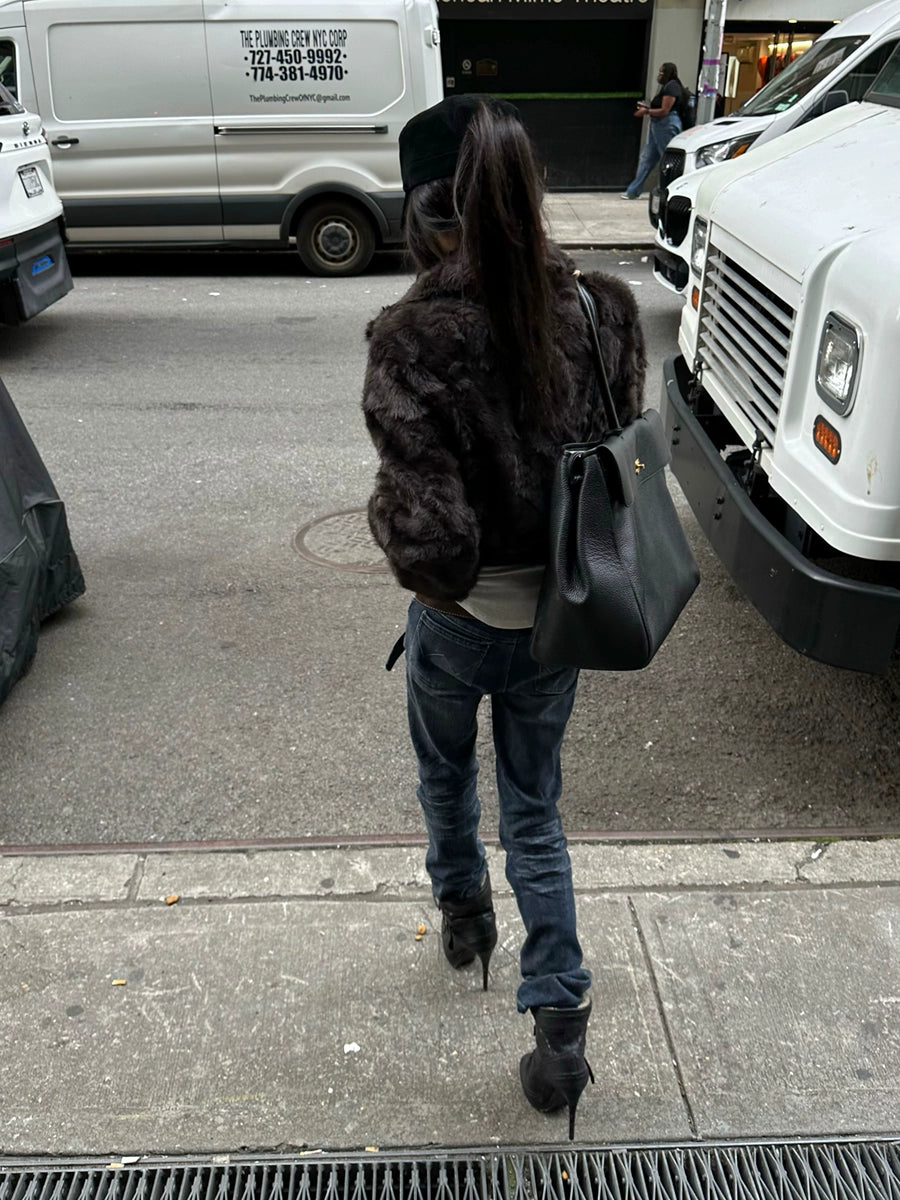 Women's Lapel Fuzzy Zip Faux Fur-lined Jacket for Fall Winter Travel Spring Everyday Wear