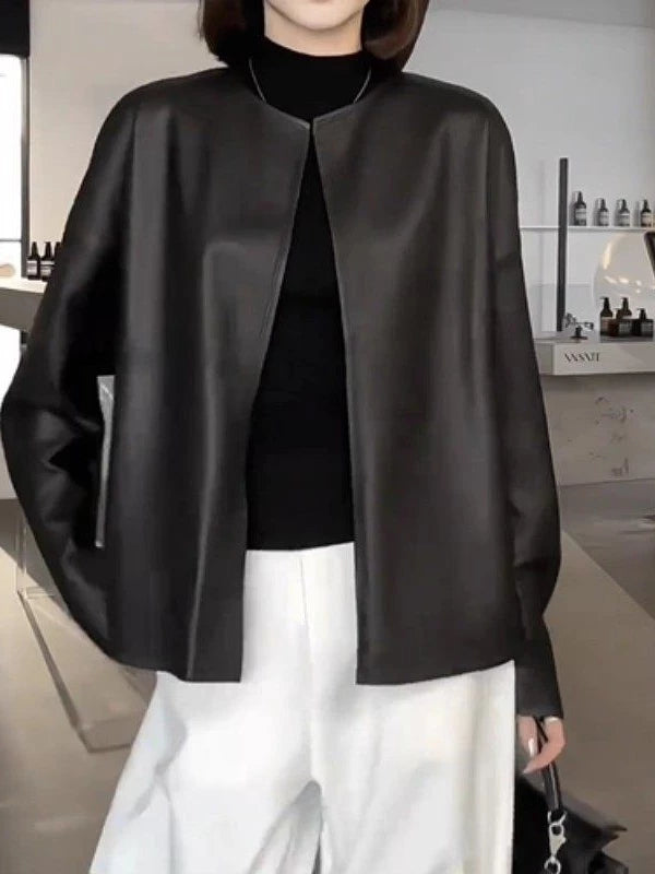 Women's Fall Winter Black Plus Size Oversized Cropped Jacket Casual Coat for Cold Weather Travel Spring Outdoor Holiday