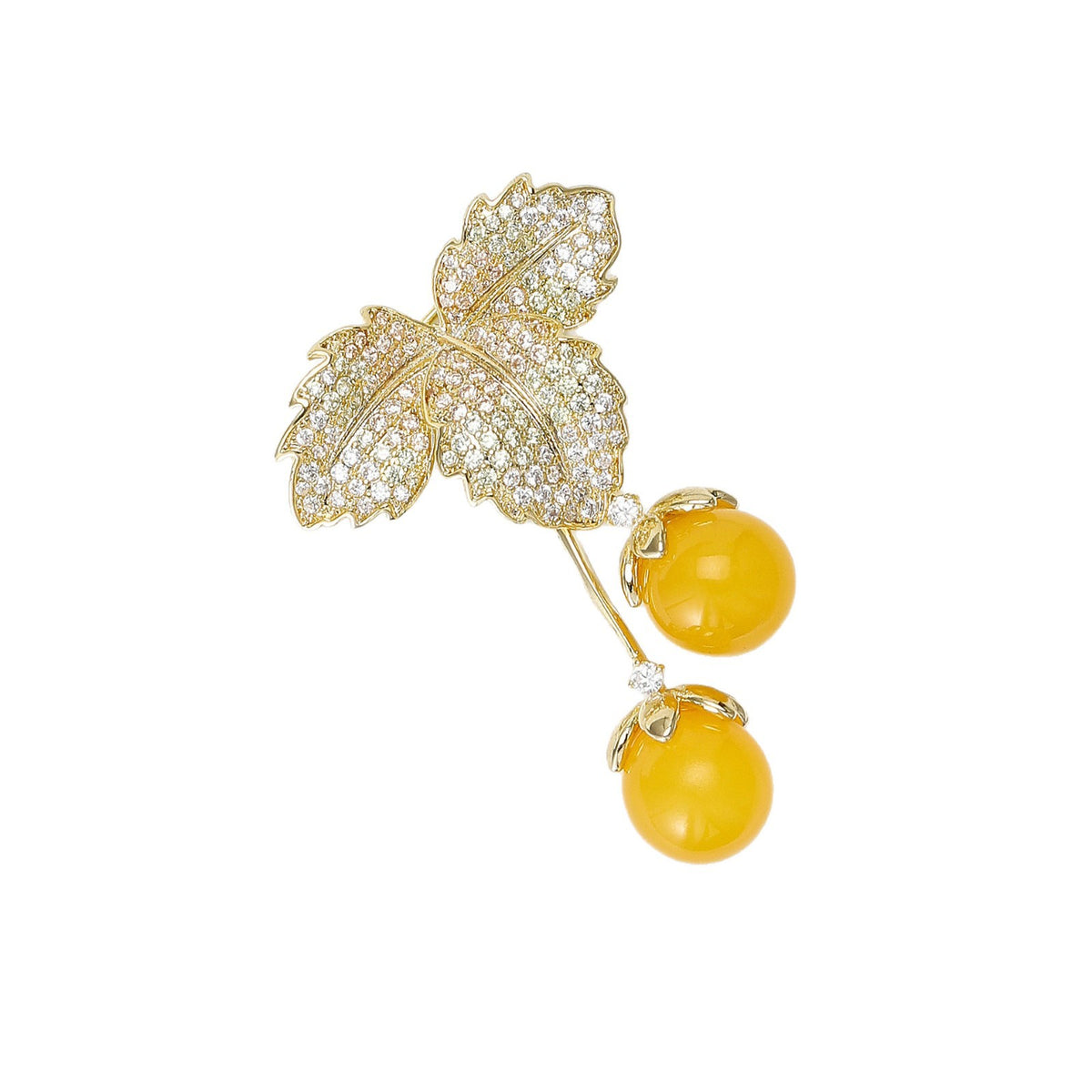 Cubic zirconia jewelry set by Yoshan, detail view 6